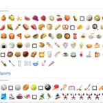 example of emoji categories