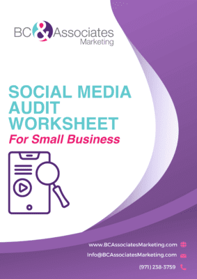 Social Media Audit Worksheet graphic