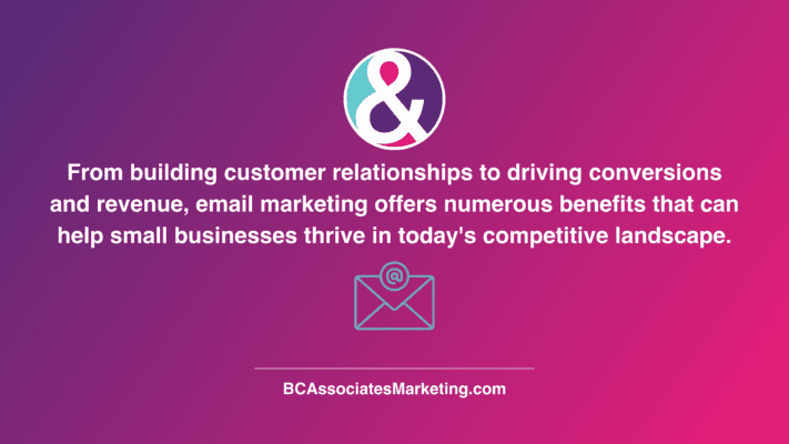 email marketing offers numerous benefits