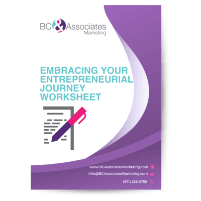 Embracing Your Entrepreneurial Journey Worksheet